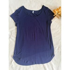 Honey & Lace Navy Blue Tunic Size Large